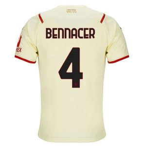 AC Milan Bennacer 4 Gostujući Nogometni Dres 2021-2022