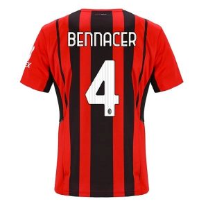 AC Milan Bennacer 4 Domaći Nogometni Dres 2021-2022