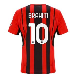 AC Milan Brahim 10 Domaći Nogometni Dres 2021-2022
