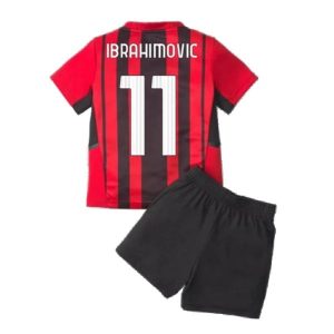 AC Milan Ibrahimović 11 Dječji Komplet Dresovi za Nogomet Domaći 2021-2022