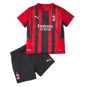 AC Milan Dječji Komplet Dresovi za Nogomet Domaći 2021-2022