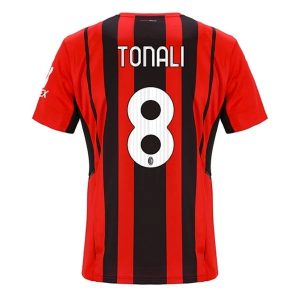 AC Milan Tonali 8 Domaći Nogometni Dres 2021-2022