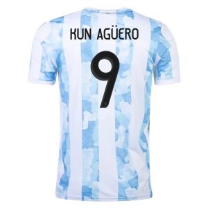 Argentina Kun Agüero 9 Domaći Nogometni Dres 2021 – Dresovi za Nogomet