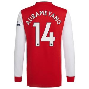 Arsenal Aubameyang 14 Domaći Nogometni Dres 2021-2022 – L/S