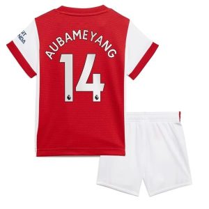 Arsenal Aubameyang 14 Domaći Dječji Komplet Dresovi 2021-2022