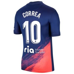 Atlético Madrid Correa 10 Gostujući Nogometni Dres 2021-2022