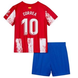 Atlético Madrid Correa 10 Dječji Komplet Dresovi za Nogomet Domaći 2021-2022