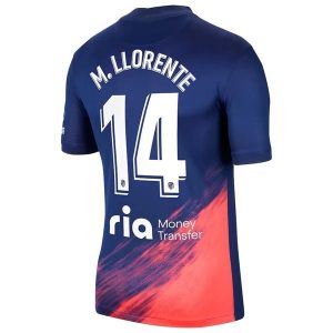 Atlético Madrid M. Llorente 14 Gostujući Nogometni Dres 2021-2022