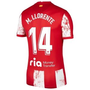 Atlético Madrid M. Llorente 14 Domaći Nogometni Dres 2021-2022