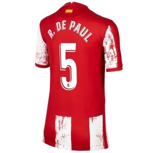 Atlético Madrid R. De Paul 5 Domaći Nogometni Dres 2021-2022
