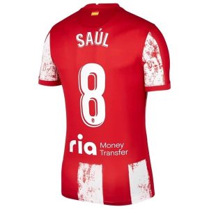 Atlético Madrid Saúl 8 Domaći Nogometni Dres 2021-2022