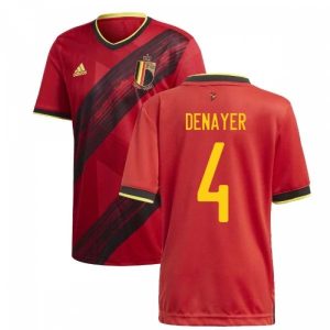 Belgija Denayer 4 Domaći Nogometni Dres 2021 – Dresovi za Nogomet