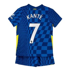 Chelsea Kanté 7 Domaći Dječji Komplet Dresovi 2021-2022