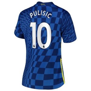 Chelsea Pulisic 10 Domaći Ženska Nogometni Dres 2021-2022
