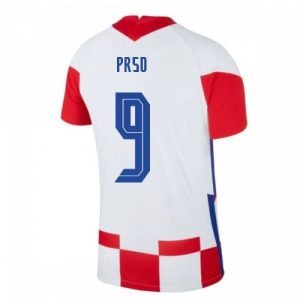 Hrvatska Prso 9 Domaći Nogometni Dres 2021 – Dresovi za Nogomet