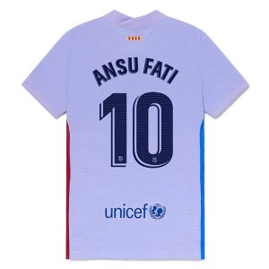 FC Barcelona Ansu Fati 10 Gostujući Nogometni Dres 2021-2022