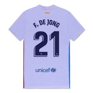 FC Barcelona F. De Jong 21 Gostujući Nogometni Dres 2021-2022