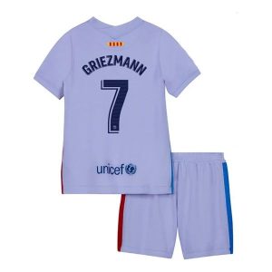 FC Barcelona Griezmann 7 Gostujući Dječji Komplet Dresovi 2021-2022