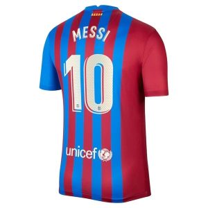 FC Barcelona Messi 10 Domaći Nogometni Dres 2021-2022