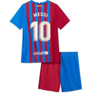 FC Barcelona Messi 10 Domaći Dječji Komplet Dresovi 2021-2022