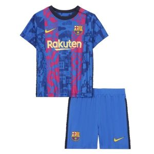 FC Barcelona Dječji Komplet Dresovi za Nogomet Treći 2021-2022