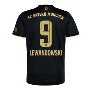 FC Bayern München Lewandowski 9 Gostujući Nogometni Dres 2021-2022
