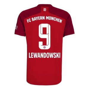 FC Bayern München Lewandowski 9 Domaći Nogometni Dres 2021-2022