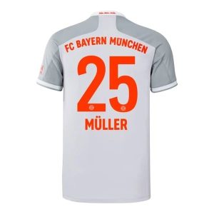 FC Bayern München Müller 25 Gostujući Nogometni Dres 2020-2021