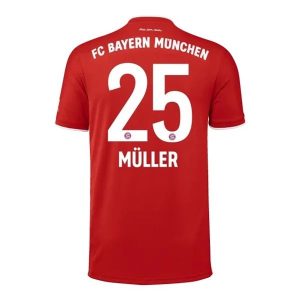FC Bayern München Müller 25 Domaći Nogometni Dres 2020-2021