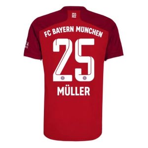 FC Bayern München Müller 25 Domaći Nogometni Dres 2021-2022