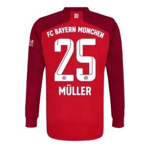 FC Bayern München Müller 25 Domaći Nogometni Dres 2021-2022 – L/S