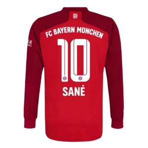 FC Bayern München Sané 10 Domaći Nogometni Dres 2021-2022 – Dugim Rukavima