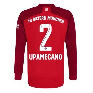 FC Bayern München Upamecano 2 Domaći Nogometni Dres 2021-2022 – Dugim Rukavima