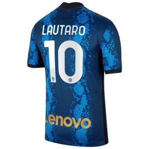 Inter Milan Lautaro 10 Domaći Nogometni Dres 2021-2022