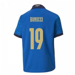 Italija Bonucci 19 Domaći Nogometni Dres 2021 – Dresovi za Nogomet