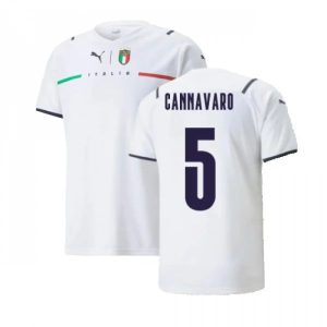 Italija Cannavaro 5 Gostujući Nogometni Dres 2021 2022 – Dresovi za Nogomet