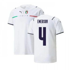 Italija Emerson 4 Gostujući Nogometni Dres 2021 2022 – Dresovi za Nogomet