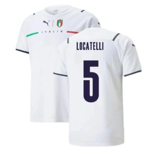 Italija Locatelli 5 Gostujući Nogometni Dres 2021 2022 – Dresovi za Nogomet