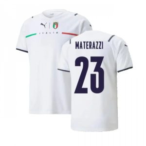 Italija Materazzi 23 Gostujući Nogometni Dres 2021 2022 – Dresovi za Nogomet