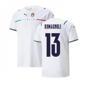 Italija Romagnoli 13 Gostujući Nogometni Dres 2021 2022 – Dresovi za Nogomet