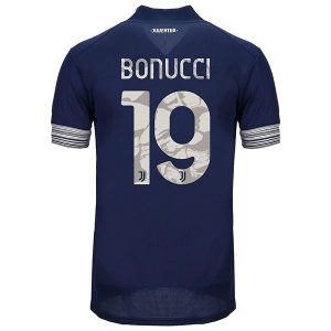 Juventus Bonucci 19 Gostujući Nogometni Dres 2020-2021