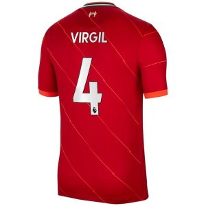 Liverpool Virgil 4 Domaći Nogometni Dres 2021-2022