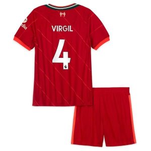 Liverpool Virgil 4 Dječji Komplet Dresovi za Nogomet Domaći 2021-2022