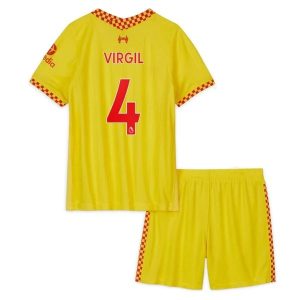 Liverpool Virgil 4 Dječji Komplet Dresovi za Nogomet Treći 2021-2022