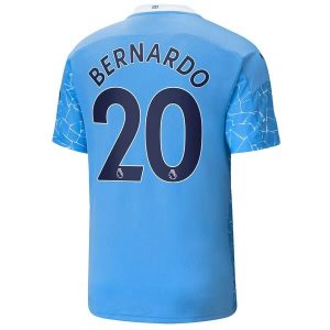 Manchester City Bernardo 20 Domaći Nogometni Dres 2020-2021
