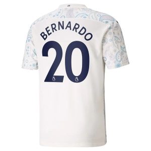 Manchester City Bernardo 20 Treći Nogometni Dres 2020-2021