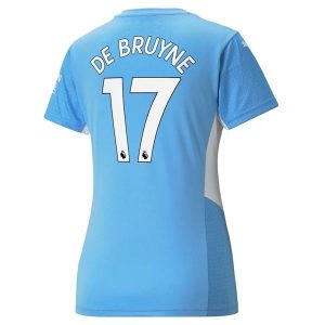 Manchester City De Bruyne 17 Domaći Nogometni Dres Ženska 2021-2022