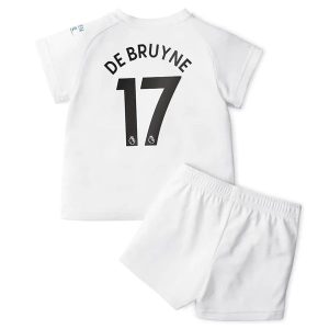 Manchester City De Bruyne 17 Gostujući Dječji Komplet Dresovi 2021-2022