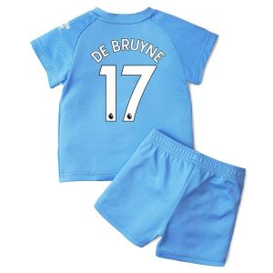 Manchester City De Bruyne 17 Dječji Komplet Dresovi za Nogomet Domaći 2021-2022