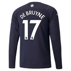 Manchester City De Bruyne 17 Treći Nogometni Dres 2021-2022 – L/S
